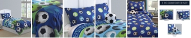 Riverbrook Home Soccer League 3 Pc Twin Comforter Set